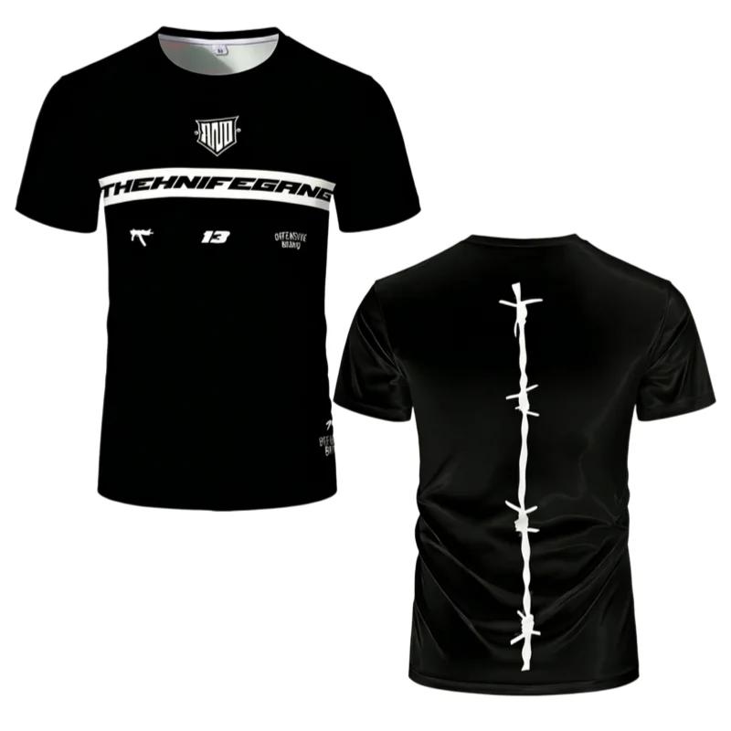 2026 3D Печать Боксерская РАНДА Дышащая Спортивная одежда Мужская Боевая одежда Уличная Повседневная Футболки с коротким рукавом Мужские Топы Футболки Пляж Серфинг