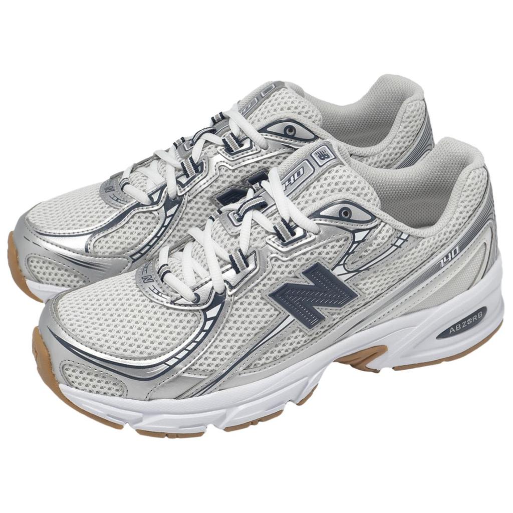 New Balance Nb 740 Универсальная Удобная Поддержка Кроссовки для Бега Унисекс Кроссовки Серебристые U740SN2D