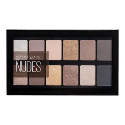 Maybelline Палетка теней для век из 12 цветов Nude 9.6 г