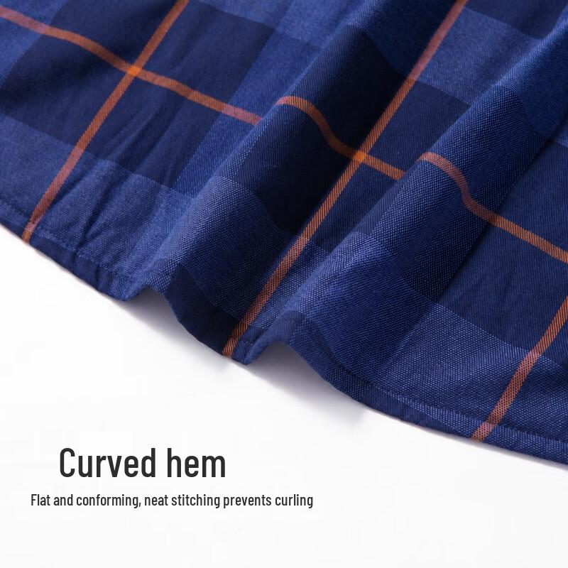 FIRS Men's Wool-Lined Plaid Long-Sleeve Shirt