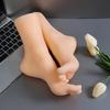 Silicone Mannequin Feet Fetish Female Foot Model Fake Nail Art Display Tassel Bone Ankle Dummy Human Medical 3604