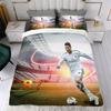 Набор из 2/3 предметов Постельное белье CR7 Звезда футбола Пододеяльник Легкий Удобный Мягкий Печать высокой четкости Украшение комнаты Подарок