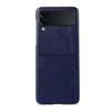 Роскошные чехлы для телефонов из натуральной кожи для Samsung Galaxy Z Flip 4 3 5g, модный чехол с текстурой личи для Samsung Z Flip4 Flip3