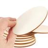 Natural Circle Discs Kids Birthday Round Wooden Ornament Decor Wood Slices Painting Toys Wood Craft