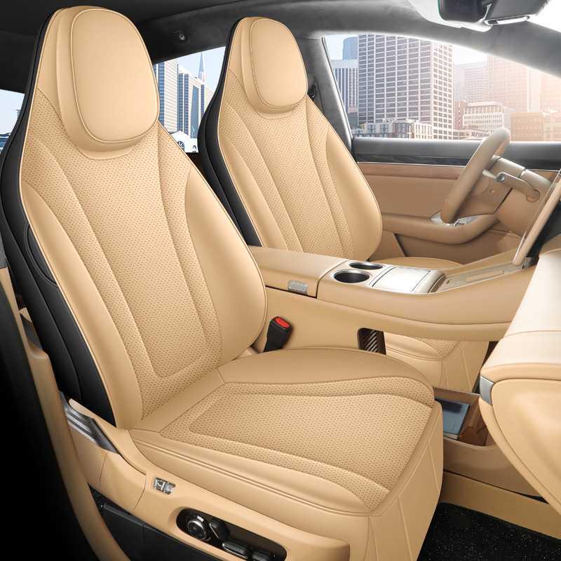 2025 ZHIJIE R7 All-Season Leather Car Seat Cushion - Full Surround, Breathable and Universal Fit
