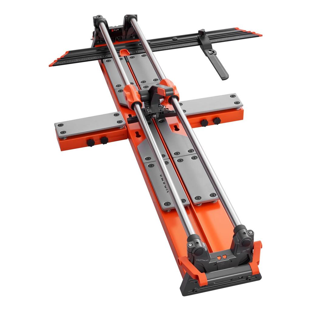 1200 mm Manual Tile Cutter, Upgraded Sliding Head Cutting Tool with Spring-Loaded Base, Angle Fence, Tungsten Carbide Cutting Wheel, Alignment Guide,