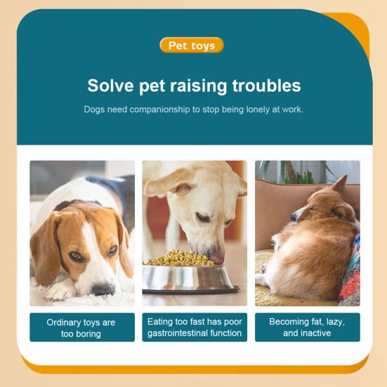 Pet Slow Food Bowl Stable Base Rounded Corners Bright Colors Pet Slow