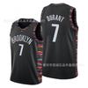 Mens Basketball Jersey Shorts Set Irving 11 Durant 7 Cotton Sportswear Urban Style Embroidered Team Uniform