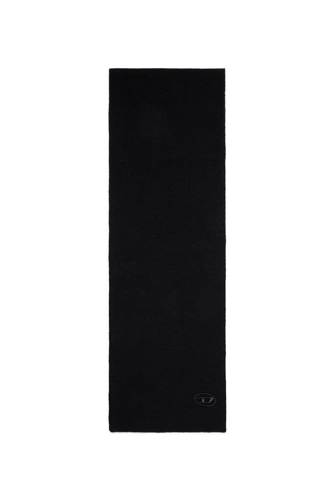 DIESEL Шарф Вязание полупатентным узором SCARF A051650DAOB UNI Черный 9XX (Дизель) Мужской K-CODER (Свободный размер)