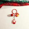 Рождественский подарок брелок мультяшный Санта Клаус пряничный человечек подвеска кольцо для ключей рюкзак подвеска украшение Рождество Новый год подарок