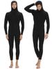 Мужской неопреновый гидрокостюм-fullsuit 3 мм, с задней молнией, теплый для сноркелинга и зимнего дайвинга