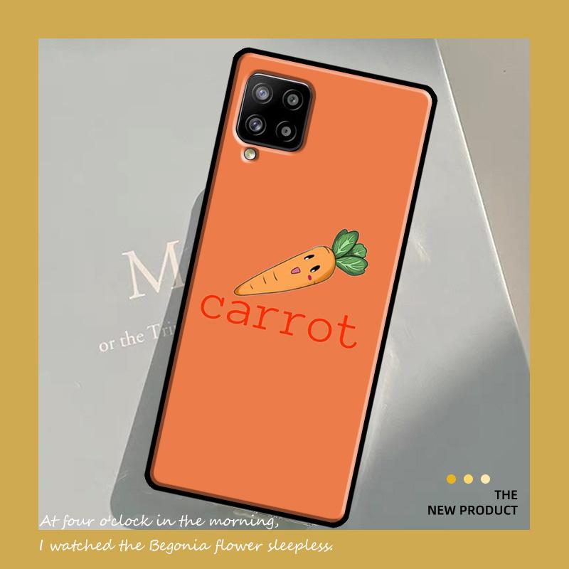 Чехол с изображением моркови и овощей для Samsung Galaxy A54 A34 A52 A32 A22 A12 A13 A14 A23 A33 A53 A73 A51 A71