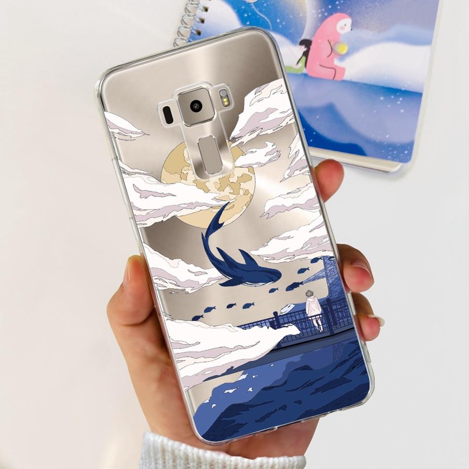 Для Asus Zenfone 3 ZE520KL ZA520KL Милый Чехол-Телефон с Мультяшной Пандой Для Asus Z017D Z017DA Z017DB Z017DC 5.2" Мягкий Силиконовый TPU Чехол