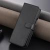 Fashion Business Sle Bla Flip Skin Feel Leather Phone Case for Samsung Galaxy Z Fold 7 6 5 4 3 Bracket Wallet Shockproof Cover