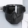 Bike Motorcycle Goggles Glasses Eye Protector Removable Face Mask Adjustable