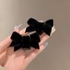 1Pc Sweet Bow Small Hair Claw Clip Princess Velvet Bow Hair Clip Claw Clamp Headwear Girls Women Korean Hair Accessories