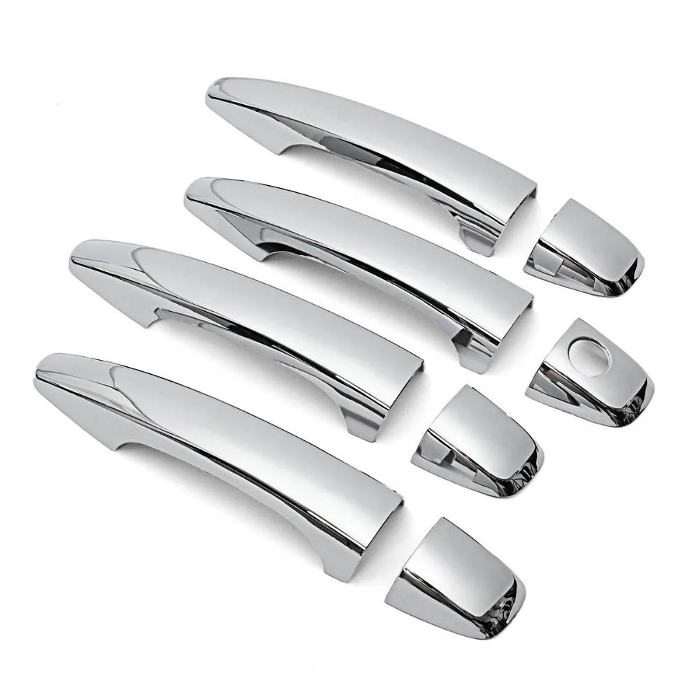 Car Decoration Door Handle Cover For Toyota Sienna XL30 2011- All Model Chrome Silver Cars Accessories Exterior Styling