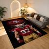49Ers Player Living Room Nonslip Area Rug Soft Carpet For Bedroom Game Playroom Sofa Office Home Decor Doormat Christmas Gift C10226