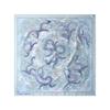 MAYA SAPANA Dragons In the Cloud Silk Square Scarf (French Blue)