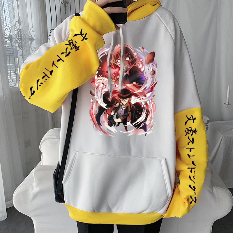 Bungou Stray Dogs Nakahara Chuuya аниме Harajuku для мужчин и женщин зимние толстовки с капюшоном в готическом стиле Люси Мод Монтгомери крутые толстовки с героями мультфильмов