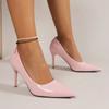 High Heel Pointed Toe Stiletto Red Bottom Fashion Women's Shoes Shallow High Heels Red Bottom High Heels Lolita Shoes