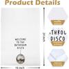 Disco Ball Bathroom Towel - Funny Disco Ball Waffle Weave Bathroom Towels, Disco Ball Hand Towel, Dish Towels with Sayings Tea Towel, 16×24 Inches
