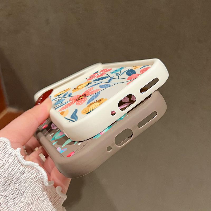 Мягкий чехол для телефона TPU с цветочным принтом для Google Pixel 9 Pro XL 8 Pro 8A, защитный матовый противоударный бампер