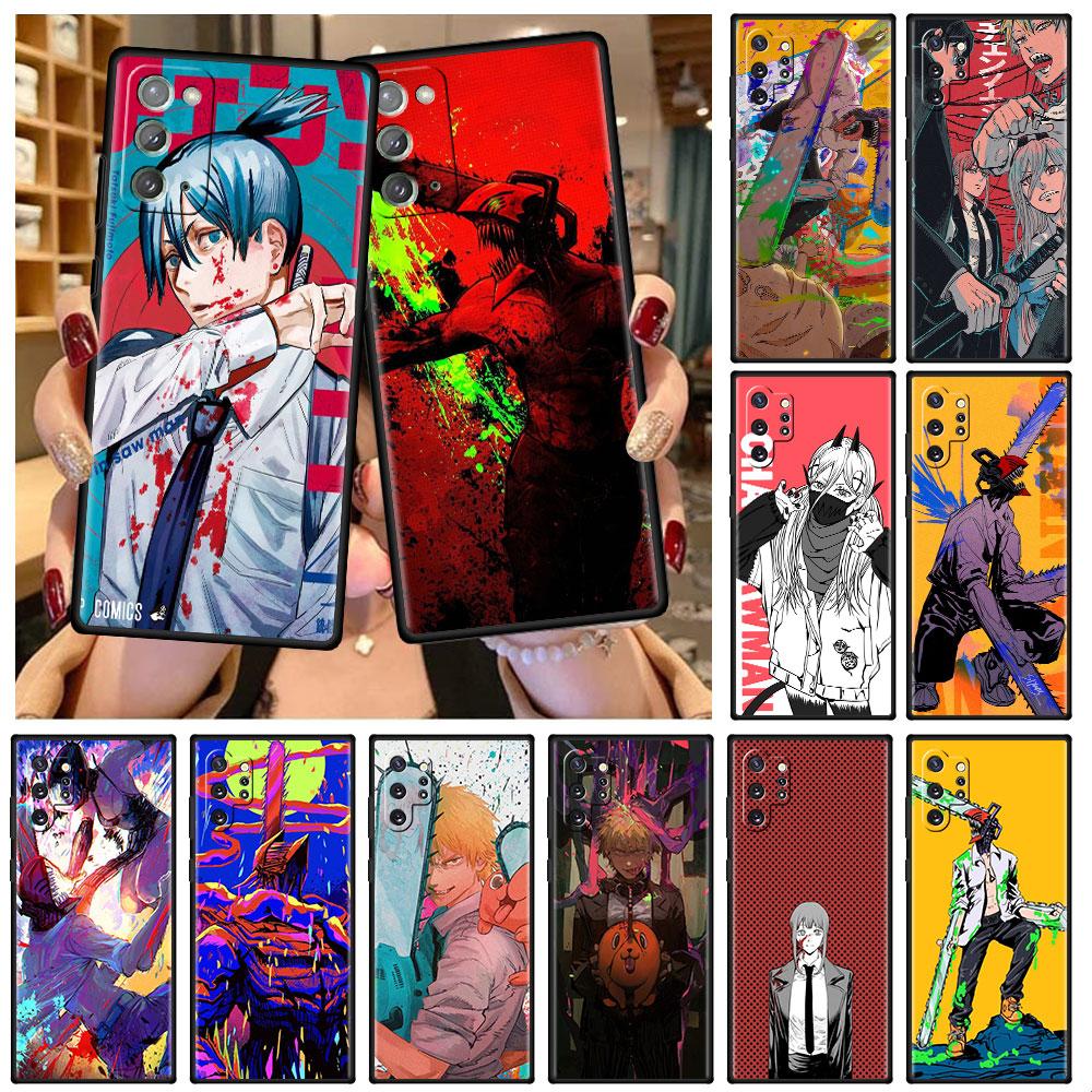 Case For Samsung Galaxy Note 20 Ultra 10 Plus Lite 9 8 A50 A70 A30 A20e A20 A40 A10 A10e A60 Phone Cover Manga Chainsaw Man Capa