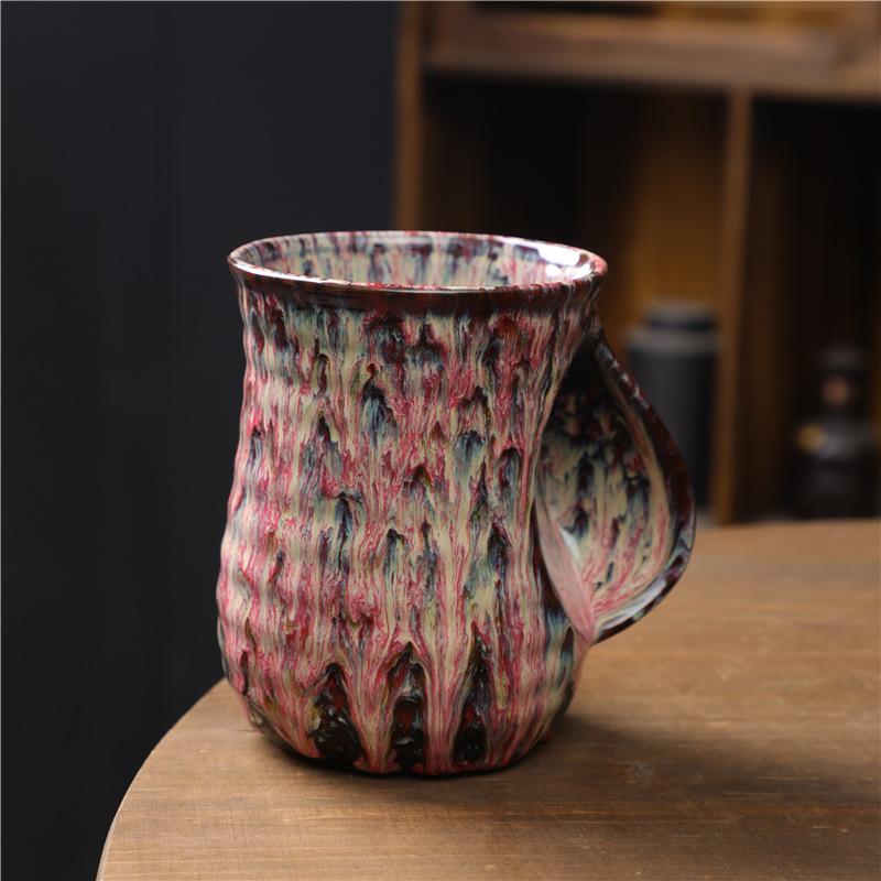Керамическая чашка для замены печи, большая емкость для домашнего хозяйства, керамическая чашка для подарков, чашка для молока, кофейная чашка