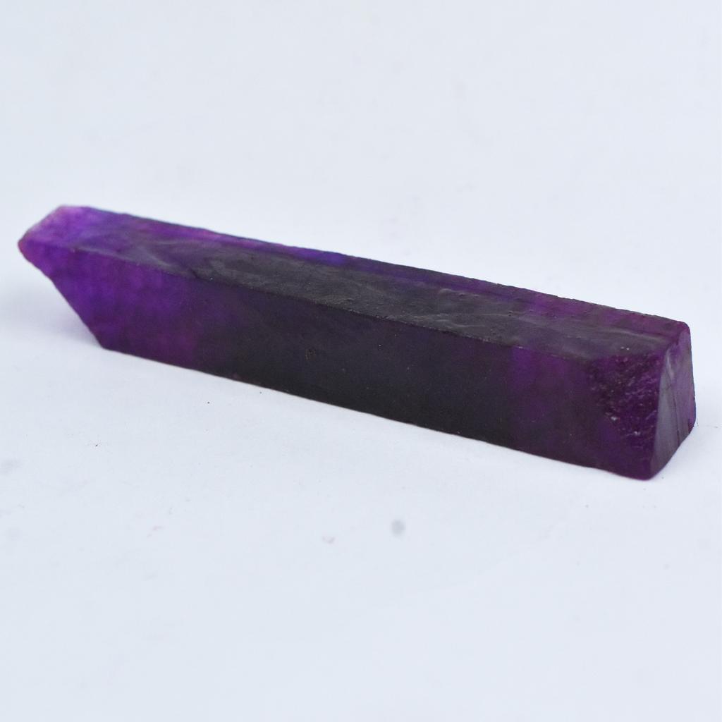 Natural Purple Sapphire Loose Gemstone Uncut Raw 117.10 ct Uncut Rough September Birthday Birthstone