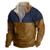 Spring And Men's Standing Collar Sweatshirt Is Outdoor Casual Sweaters Tops