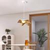 W2557 Cream Style Bedroom Living Room Decoration Ceiling Pendant Lamp Nordic Minimalist Flower Light Wabi Sabi Dining Table Chan