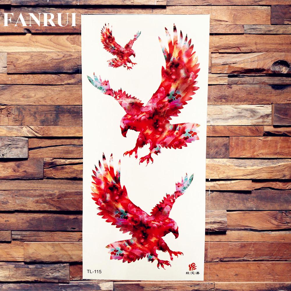 3D Scorpion Temporary Tattoos Realistic Fake Dreamcatcher Wolf Fox Owl Tatoos Sticker For Women Men