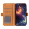 Чехол-подставка из ПУ-кожи с текстурой коровьей кожи для Xiaomi Redmi Note 14 Pro 5G/Poco X7 5G