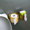 Bathroom Kitchen Self-Adhesive Punch-Free Roll Paper Storage Rack Oilet Paper Shelf Tissue Holder