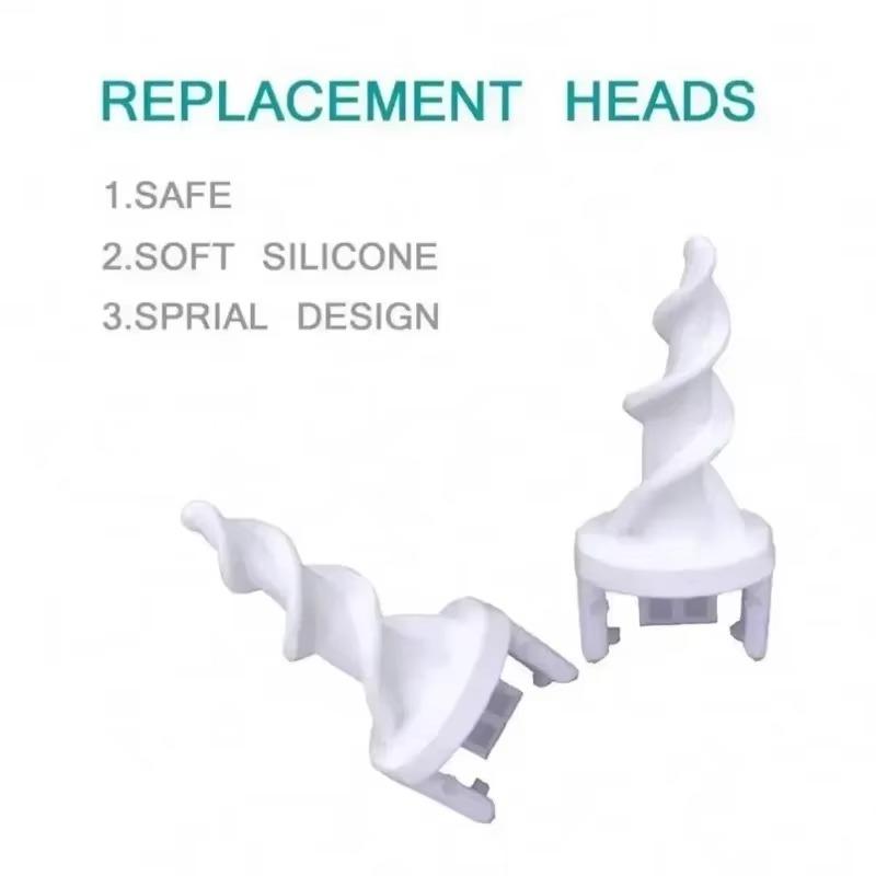 Инструмент для удаления ушной серы, очиститель ушей с мягким силиконом, 16 сменных наконечников, просто для захвата и извлечения ушной серы