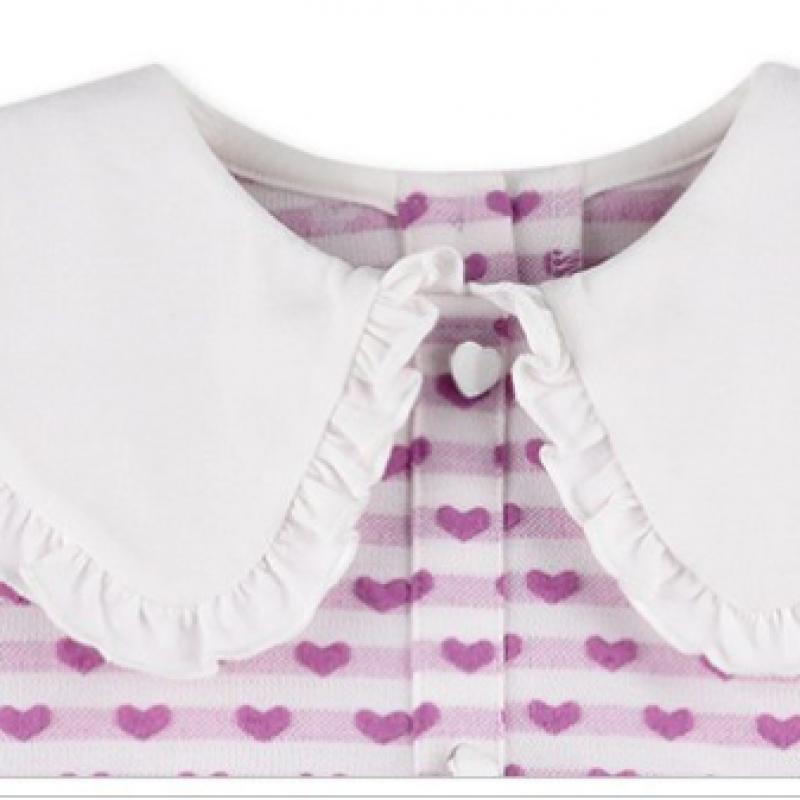 Lilypuri Heart Pattern Pajama Set  Navy 