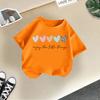 Children's T-shirts for boys and girls casual fashion short-sleeved baby half-sleeved tops bottoming shirt