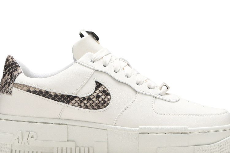 Women's Sneakers Nike Air Force 1 Low Pixel SE Snake (Women's) Sail/College Grey-Malt-Desert Sand