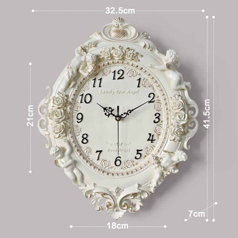 Ретро настенные часы для гостиной, простые модные настенные часы для спальни, бесшумные кварцевые часы, современные часы