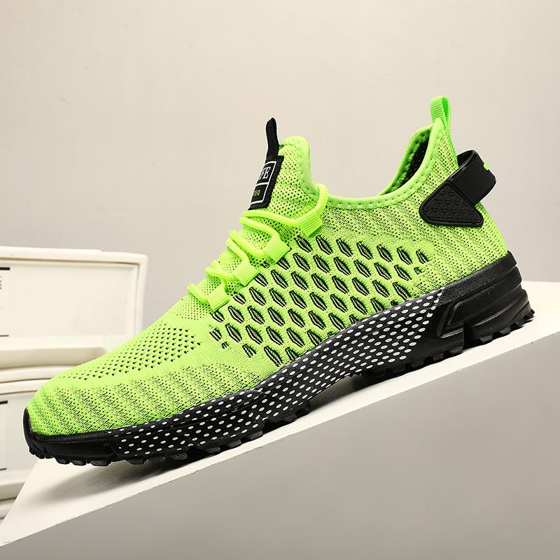 MAEDEF 2024 Мужская летняя повседневная удобная дышащая спортивная обувь Модные сетчатые кроссовки на шнуровке для бега на открытом воздухе Спортивная обувь для ходьбы