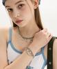 Vvv [Set] Pointe Shoes Ribbon Star Mix Necklace + Bracelet