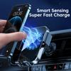 Fast Wireless Car Charger Auto Clamping Adapter Phone Holder For Iphone 14 Pro Max 13 12 11 Samsung Xiaomi Mobile Phones