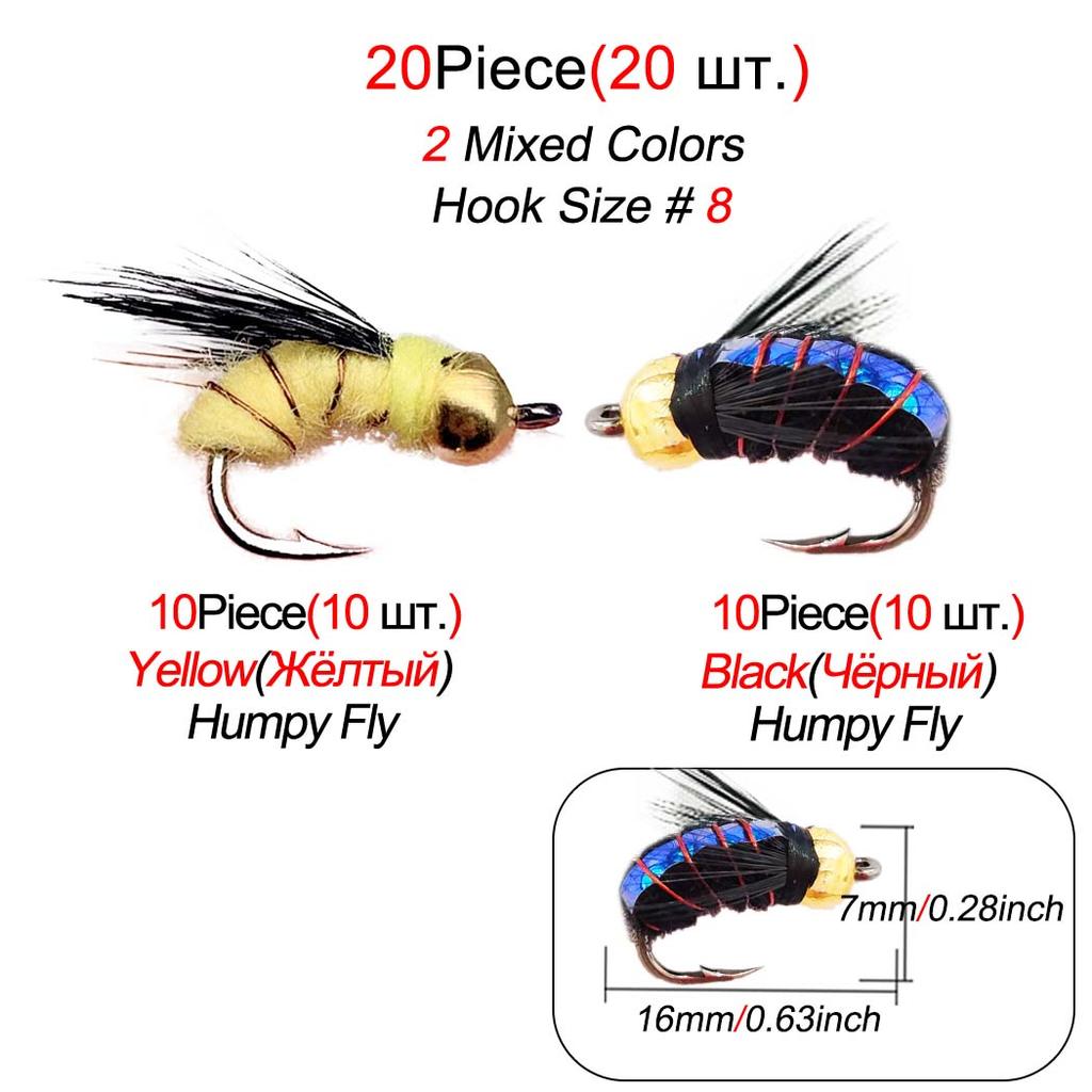 10/15/20/25 шт. разноцветные приманки для ловли форели нимфы нахлыстом, мокрые мухи, крючок нимфы, приманки для подледной рыбалки, искусственные наживки для насекомых