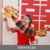 Chinese New Year Dragon Dance Decoration Paper Dancing Dragon Chinese Wedding Hand Held Toys 3D Paper Dragon Photo Props