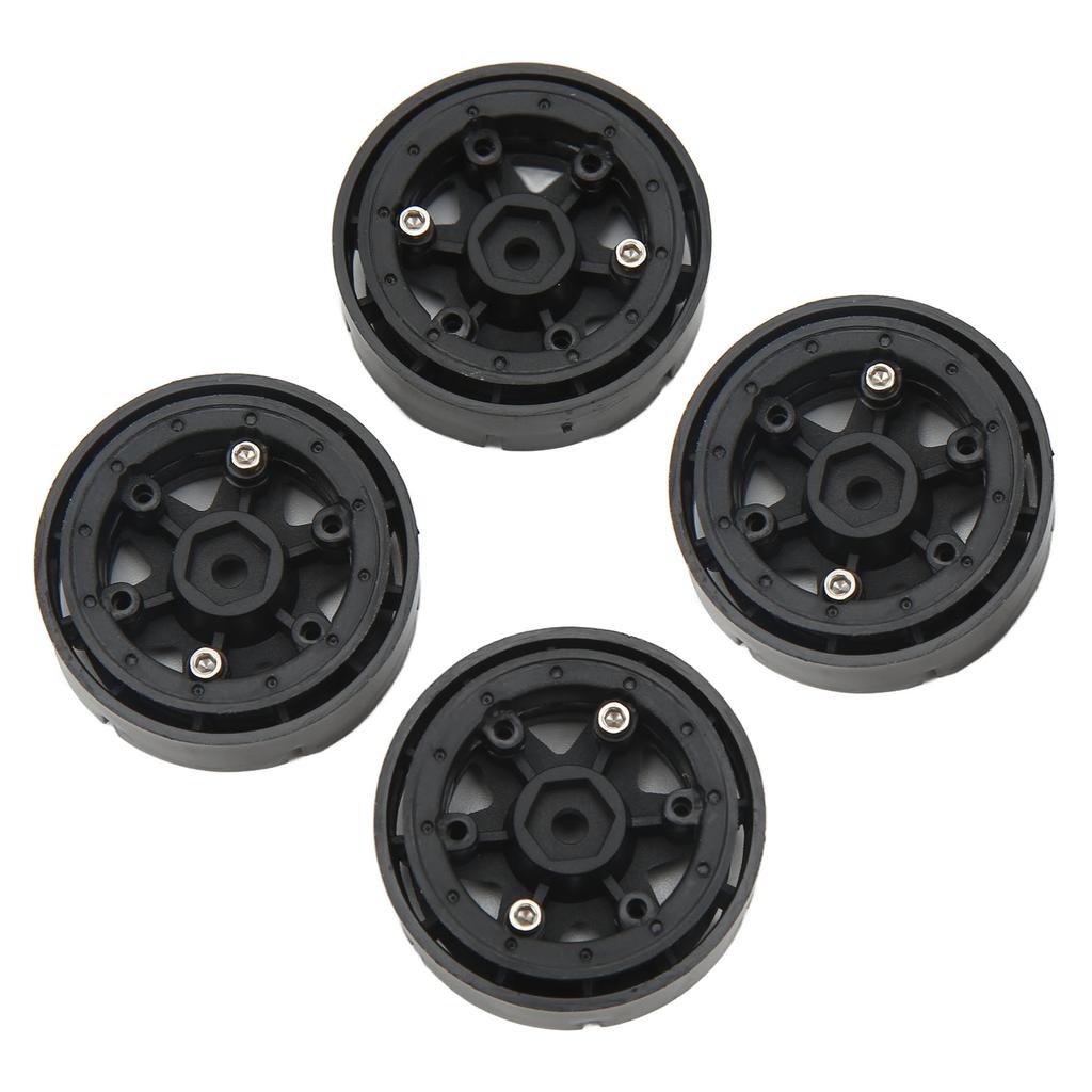 4 шт. Ступицы колес для SCX24 34x14 мм Износостойкий пластик Легкий вес Стабильные Простая установка RC