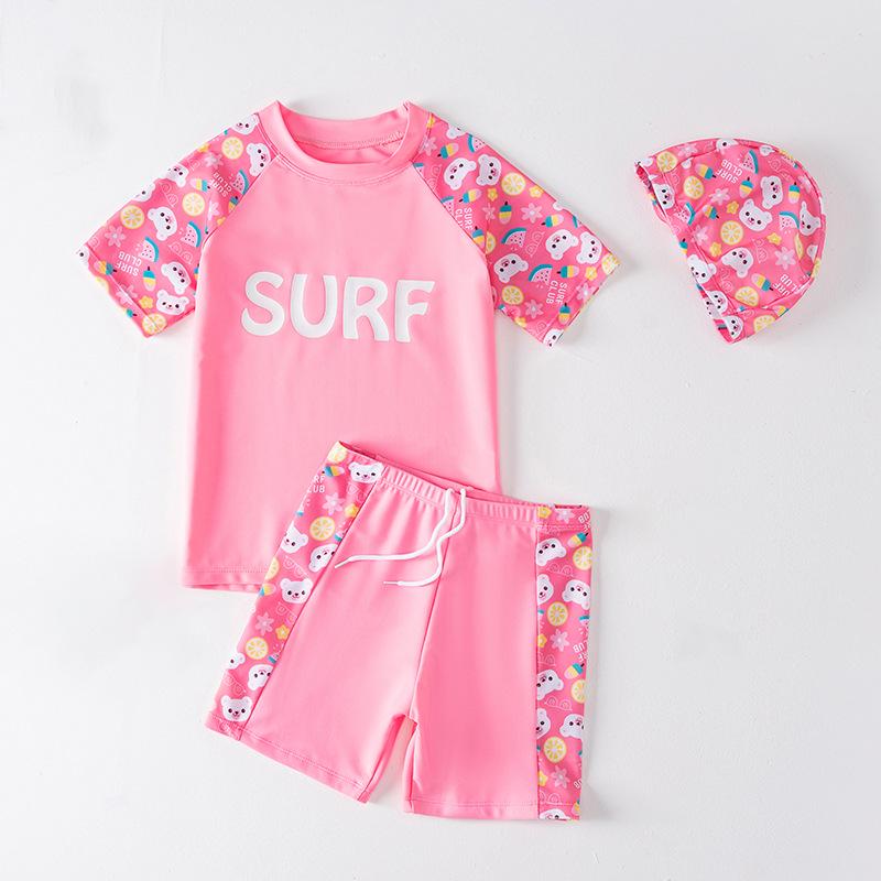 Kids' Quick-Dry Split Swimsuit Set for Boys and Girls