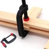 C-shaped Fixture Set, Heavy-duty T-shaped Handle Opening Industrial C-shaped Clamp Suitable for Woodworking Welding Construction