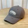 New Spring/Summer Breathable Distressed Soft-Top Slimming Baseball Cap for Women, Fashionable Versatile Casual Washed Vintage Duckbill Cap