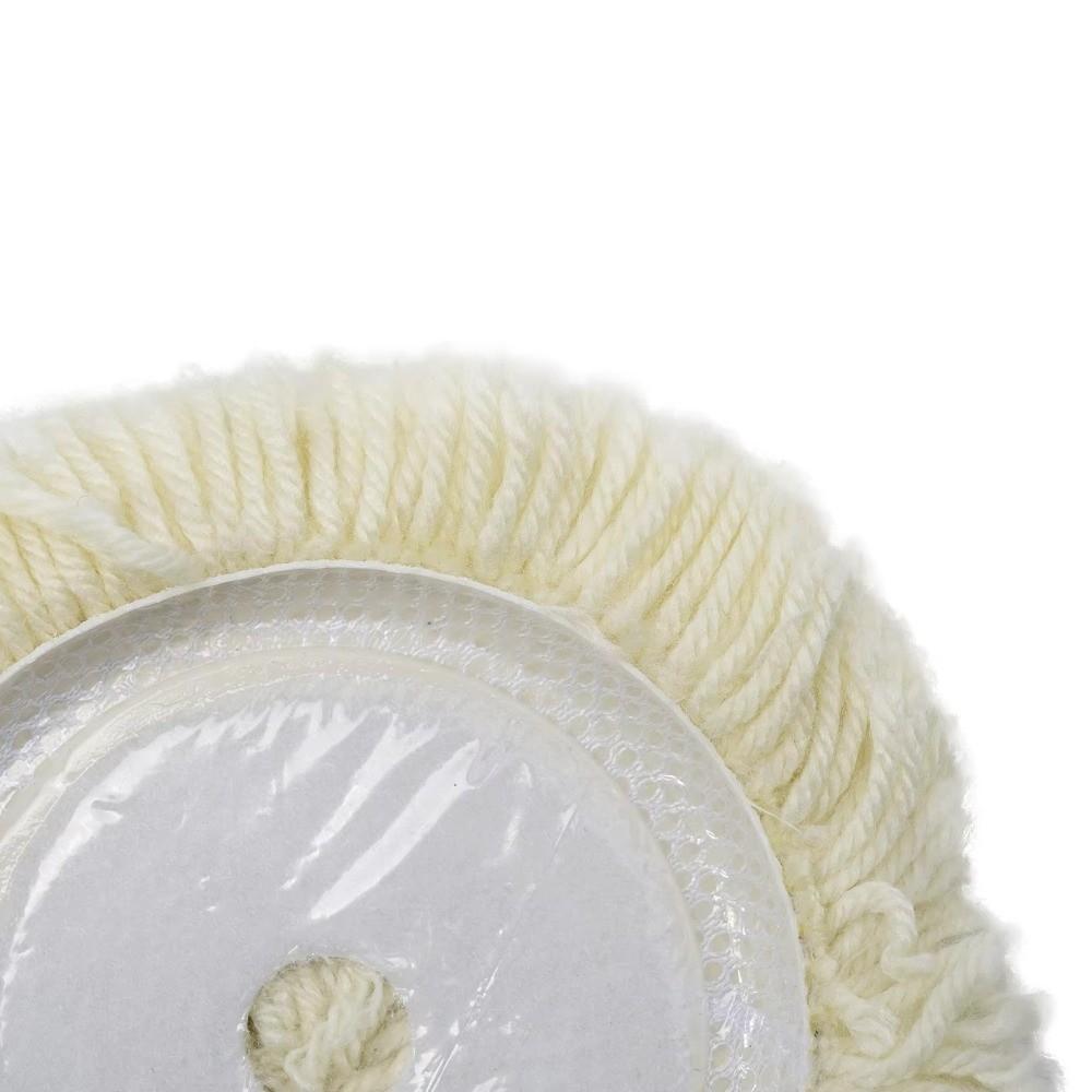 Hook & Loop Grip Wool Polishing Pad 7 Inch Polishing Machine Accessories For Vehicle